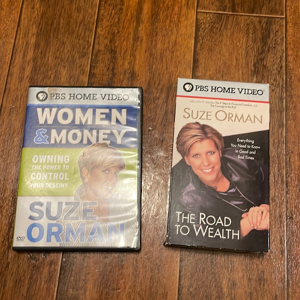 Suze Orman Road To Wealth VHS & Women And Money DVD